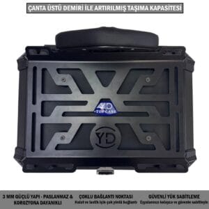 Motosiklet Çantası 60 LT Kare Çanta 3’lü Premium Paket Motosiklet Çantası 60 LT Kare Çanta 3’lü Premium Paket